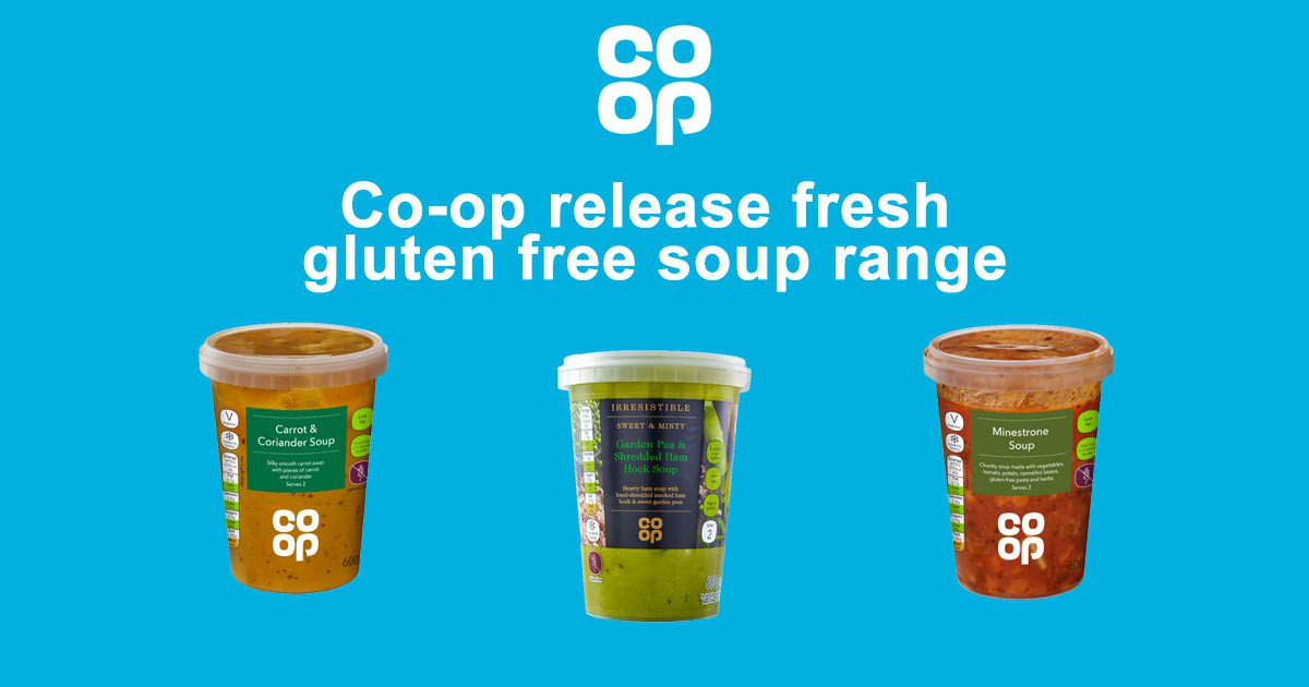Coop Release Fresh Gluten Free Soup Range Blogs Coeliac Sanctuary